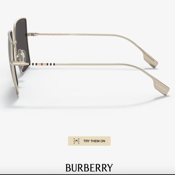 Burberry over size sunglasses BE3133 Daphne NWT